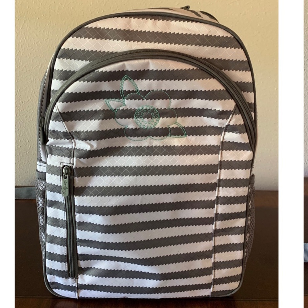 Thirty-One Backpack - Grey/White - image 1